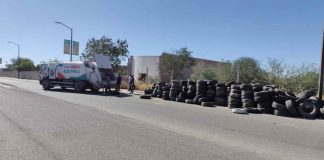 Recolectan mil 88 llantas durante jornada del ‘Llantatón’ al norponiente de Hermosillo