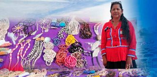 Martina Félix: artesana Comcaac preserva la historia de su pueblo a través de conchas marinas en Hermosillo