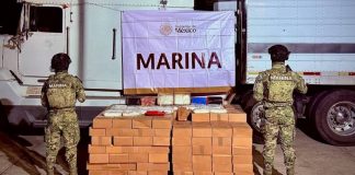 Aseguran más de 600 kilos de metanfetamina ocultos en tractocamión en Mazatlán