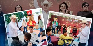 Gobernador Durazo anuncia becas y mejoras a internados del DIF Sonora durante celebración de posadas