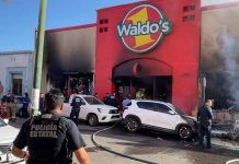 Altos ejecutivos de Waldo’s han sido citados a declarar sobre incendio de tienda en Hermosillo, afirma Fiscalía