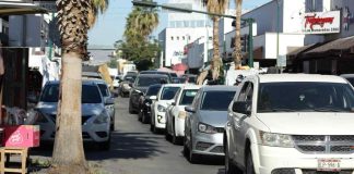 Tránsito municipal recomienda usar transporte público ante saturación vial en el centro de Hermosillo