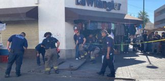 Bomberos atienden emergencia con transformador en Centro de Hermosillo