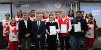 ILAD y CEUNO reconocen labor de Cruz Roja y otorgan beca educativa en Protección Civil en Hermosillo