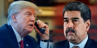 Trump admite llamada reciente con Maduro, pero reconoce que no hubo avances