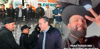 Celebra 'Toño' Astiazarán a recolectores de basura en su día, hasta Carin León les envía felicitación