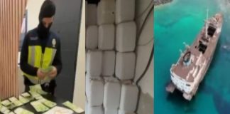 Incautan 10 toneladas de cocaína y capturan 105 sospechosos en narcolanchas en España