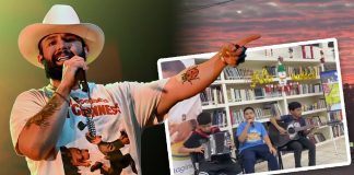 Cantando uno de sus mayores éxitos, niños del poblado Miguel Alemán buscan apoyo de Carin León para la educación