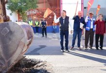 Javier Lamarque inicia 2026 con obras de pavimentación y drenaje en el sur de Cajeme