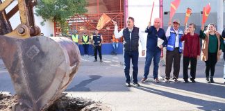 Javier Lamarque inicia 2026 con obras de pavimentación y drenaje en el sur de Cajeme