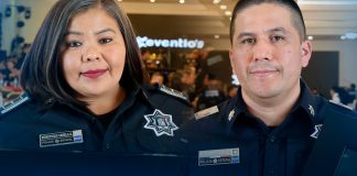 Reconoce Alfonso Durazo a Karla Moroyoqui y Antonio Reyes como Policías del Año en Sonora