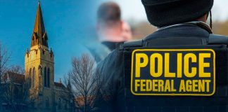 Agentes federales arrestan a dos manifestantes que interrumpen en iglesia de Minneapolis Agentes federales arrestan a dos manifestantes que interrumpen una misa en Minneapolis