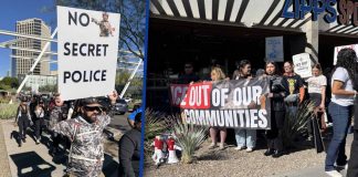 “¡ICE fuera de Phoenix!”, gritan ciudadanos desde Arizona en rechazo a los cateos en restaurantes