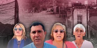 Habitantes de la Invasión El Mirador, al sur de Hermosillo, se reúnen para denunciar conflictos y presiones durante el proceso de regularización de viviendas.