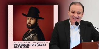 Felicita Durazo a Carin León tras ganar el Grammy al ‘Mejor Álbum de Música Mexicana’