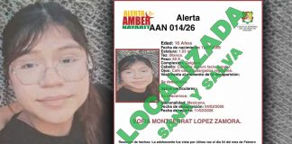 Localizan sana y salva en Sonora a menor con Alerta Amber emitida en Nayarit; estaba con su pareja
