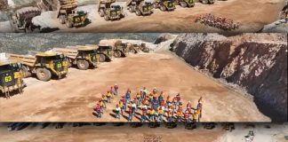 Se manifiesta Distrito Minero Mulatos desde Sonora por compañeros secuestrados y asesinados en Sinaloa