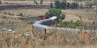 Descarrilla tren en Michoacán; no reportan lesionados Descarrilla tren en Michoacán; no reportan lesionados