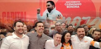 Junto a Colosio y Máynez, toma protesta Rogelio Cota como líder de Movimiento Ciudadano en Hermosillo Junto a Colosio y Máynez, toma protesta Rogelio Cota como líder de Movimiento Ciudadano en Hermosillo