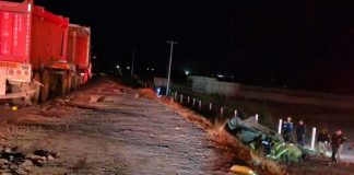 Fatal choque por alcance deja una persona sin vida en carretera Hermosillo-Guaymas