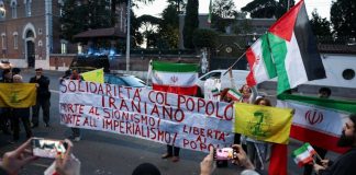 Manifestaciones a favor y en contra de la guerra de EEUU contra Irán