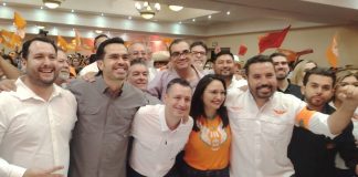 Junto a Colosio y Máynez, toma protesta Rogelio Cota como líder de Movimiento Ciudadano en Hermosillo