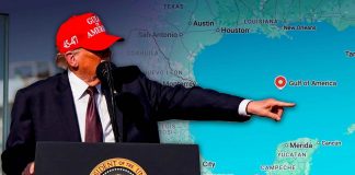 “No diría que a México le gustó, pero está bien”, dice Trump sobre cambio de nombre a ‘Golfo de América’ "No diría que a México le gustó, pero está bien", dice Trump sobre cambio de nombre a 'Golfo de América'