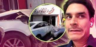 Auto choca y se mete a negocio de Andrés Johnson en Hermosillo: “Creyó que teníamos drive-thru”, dice el influencer