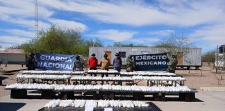 Aseguran más de 500 kilos de presunto cristal en Sonora durante operativo Frontera Segura