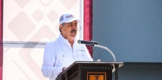 Javier Lamarque participa en acto cívico por el 8M en Cajeme y rinde homenaje a la lucha de las mujeres por la igualdad