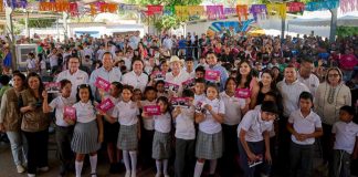 Fortalece Sonora educación en poblado Miguel Alemán con becas y mejor infraestructura: Durazo Fortalece Sonora educación en poblado Miguel Alemán con becas y mejor infraestructura: Durazo