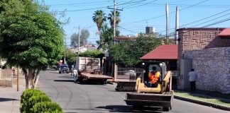 Realizan labores de recarpeteo al poniente de Hermosillo