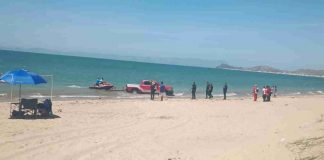 Rescatan a nadador que intentó llegar a la Isla Alcatraz en Bahía de Kino