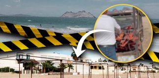 Denuncian acaparamiento por parte de dueños de carpas en playa de Bahía de Kino