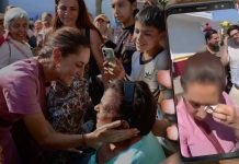 Lastiman a Sheinbaum en el ojo durante gira en Nayarit: VIDEO Lastiman a Sheinbaum en el ojo durante gira en Nayarit: VIDEO