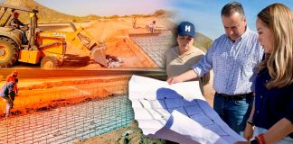Avanza construcción del Cárcamo Norte en Hermosillo: tendrá más de 10 canchas deportivas y será 50% más grande que el primero