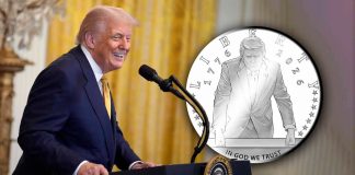 Aprueba Comité Federal de EEUU moneda de oro con diseño de Donald Trump por 250 años de independencia