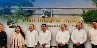 Para garantizar agua en Sonora, firma gobernador Durazo convenio de plan hídrico con inversión superior a 11 mil mdp