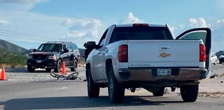 Ciclista muere tras ser embestido por automovilista que huyó al surponiente de Hermosillo