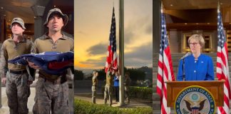 EEUU iza nuevamente su bandera en embajada de Caracas tras siete años de ruptura diplomática (VIDEO) EEUU iza nuevamente su bandera en embajada de Caracas tras siete años de ruptura diplomática