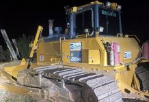 Aseguran maquinaria pesada robada de empresa durante cateo en Bavispe, Sonora