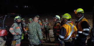 Intensifican labores de rescate: Más de 300 rescatistas buscan a 4 mineros atrapados en Sinaloa