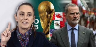 Sheinbaum invita al rey de España asistir al Mundial 2026 en México