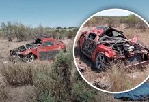 Tragedia al sur de Sonora: mueren dos personas en volcadura y queda una mujer grave