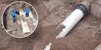 Reanuda suministro de agua en centro de Hermosillo tras reparación en tubería principal: AguaH