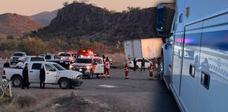 Atiende IMSS Sonora a 14 pacientes intoxicados con amoniaco tras accidente de pipa en carretera Hermosillo-Guaymas