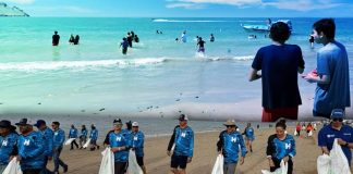 Realizan plogging en Bahía de Kino para promover limpieza y conciencia ambiental
