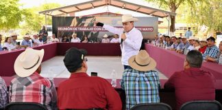 Gobierno estatal reforzará distribución de agua para agricultores del sur de Sonora: Durazo Gobierno estatal reforzará distribución de agua para agricultores del sur de Sonora: Durazo