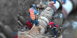 Agua de Hermosillo informa que continúan trabajos en línea de 36 pulgadas; estas colonias siguen sin servicio