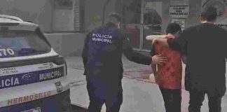 Menor de 13 años se desmaya y es auxiliado por la Policía Municipal en Hermosillo